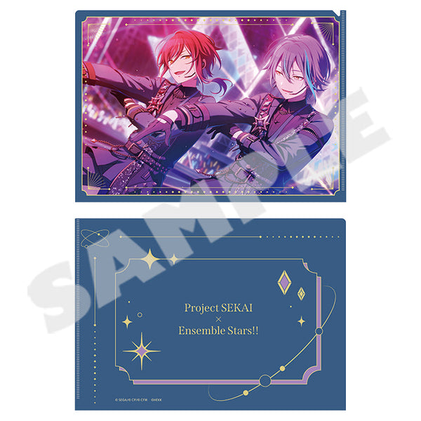 『プロジェクトセカイ カラフルステージ! feat.初音ミク』プロジェクトセカイ カラフルステージ! feat.初音ミク×あんさんぶるスターズ!! クリアファイル 神代類×逆先夏目
