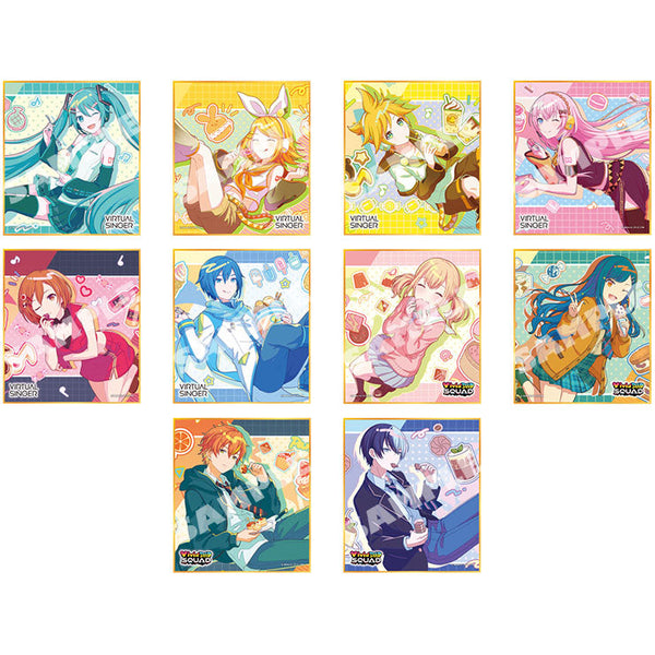 『プロジェクトセカイ カラフルステージ! feat.初音ミク』Anniversary/Birthdayイラスト2023-2024 ミニ色紙コレクション A バーチャル・シンガー&Vivid BAD SQUAD【BOX】