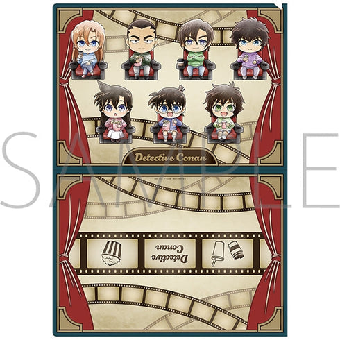 『名探偵コナン』クリアファイル 集合 ミニキャラ 映画鑑賞