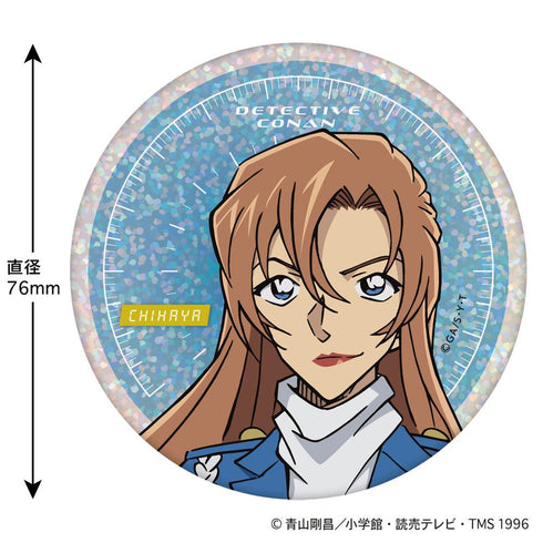 『名探偵コナン』ホログラム缶バッジ SPEED 萩原千速