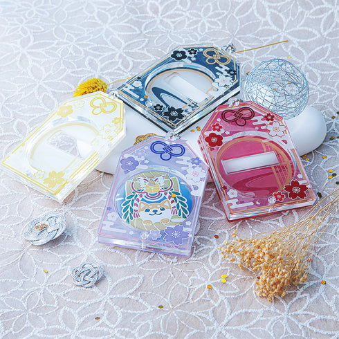 『推し活グッズ【ときメーク】』お守り缶バッジフレーム_黄