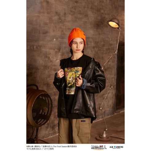 『進撃の巨人』The Final Season ウォールアートTシャツ(アニ)