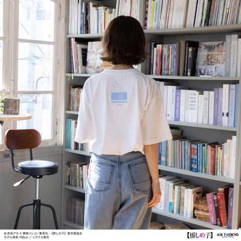 『【推しの子】』TVアニメ第2弾 モノトーンシーンイラストTシャツ 2(アクア)ホワイト