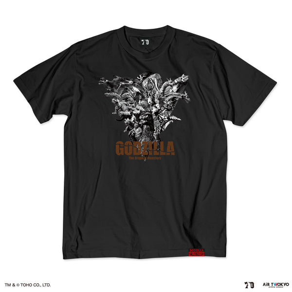 『ゴジラ』ゴジラ 70 周年記念 昭和シリーズ シーンイラストT シャツ 5(アセンブル)