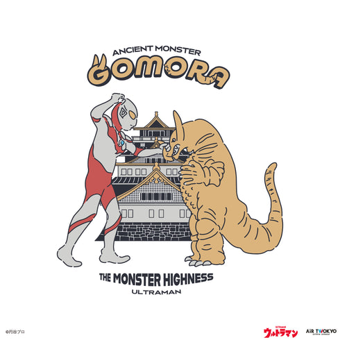 『ウルトラマンシリーズ』第1弾 アメコミイラストTシャツ 3(ゴモラ)ホワイト