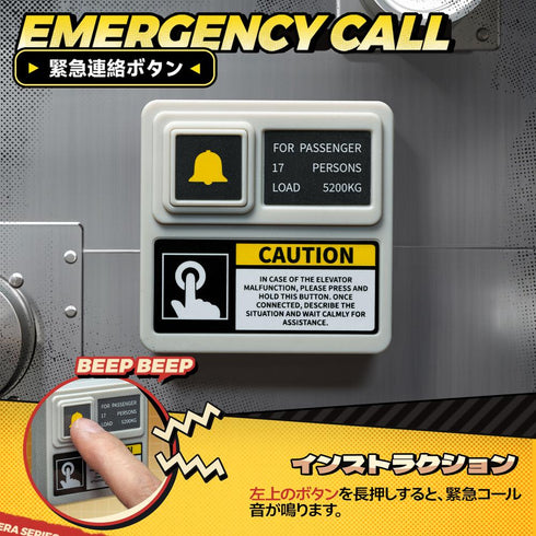 『QueSeraシリーズ』001_52TOYS BLINDBOX 緊急ボタン