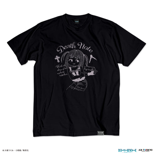 『DEATH NOTE』第1弾 シーンイラストTシャツ 3(弥海砂)ブラック