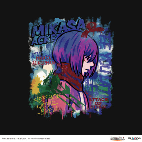 『進撃の巨人』The Final Season ウォールアートパーカー(ミカサ)