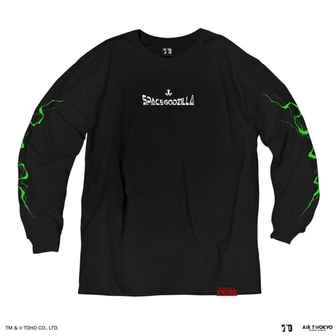 『ゴジラ』ゴジラ 70 周年記念 平成・VS シリーズ キャラクターイラスト ロングスリーブ T シャツ 2(スペースゴジラ)