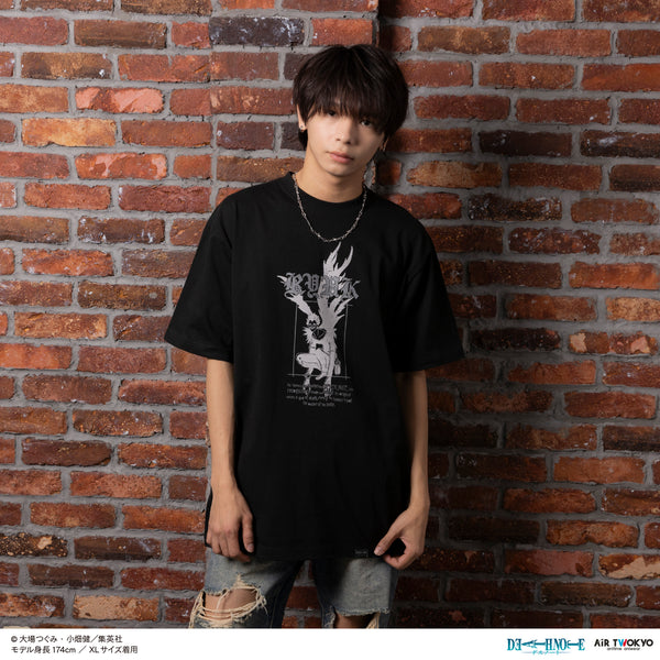 『DEATH NOTE』第1弾 シーンイラストTシャツ 4(リューク)ブラック