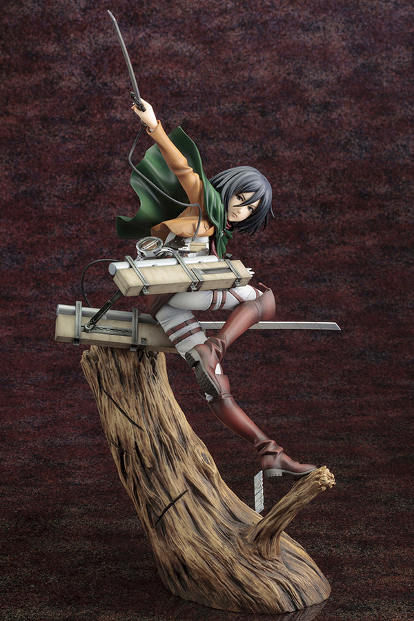 Attack on Titan ARTFX J Mikasa Ackerman Renewal Package Ver. 1/8 Scale Pre-Painted Figure
