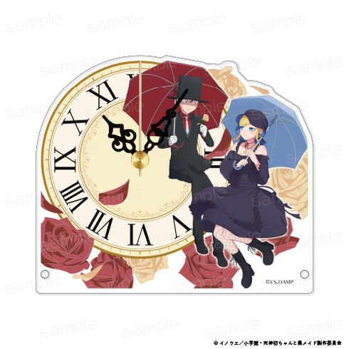 『死神坊ちゃんと黒メイド』アクリル置時計【坊ちゃん&アリス】