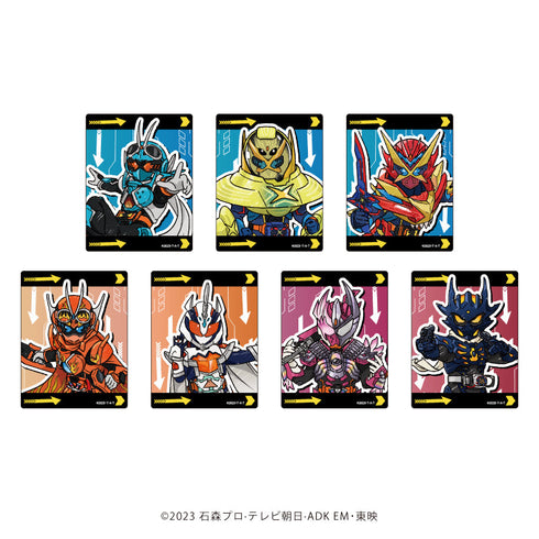 Kamen Rider Gatchard Acrylic Card 01/Blind (7 Varieties Total) (Graph Art Illustration)