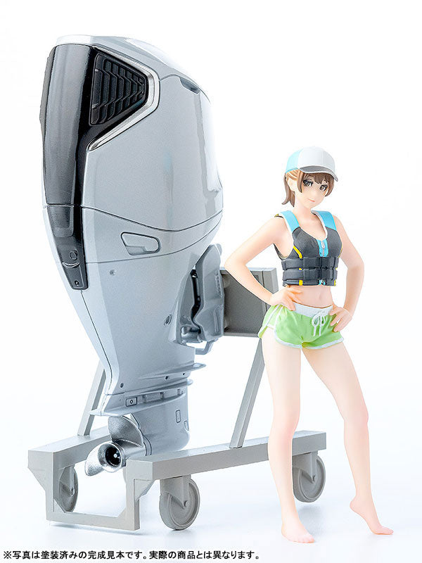PLAMAX MF-88 Minimum Factory Minori with Honda Outboard Motor BF350 Plastic Model Kit