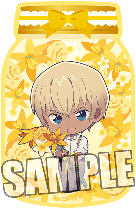 Detective Conan Die-Cut Sticker: Flower For You Ver. Amuro Tooru