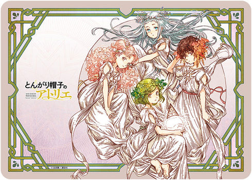 『とんがり帽子のアトリエ』キャラクター万能ラバーマット 「ココ・アガット・テティア・リチェ」ドレスVer.