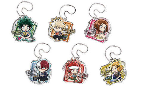 『僕のヒーローアカデミア』でふぉめ 読書 アクリルキーホルダー