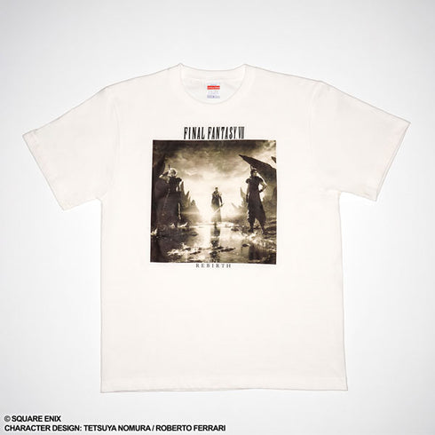 『FINAL FANTASY ファイナルファンタジーVII リバース』Tシャツ キーアート(ホワイト)