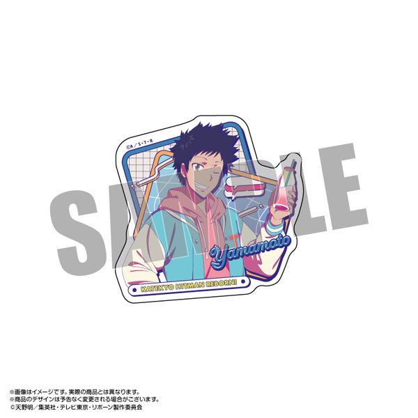 『家庭教師ヒットマンREBORN!』ダイカットステッカー レトロファッション 山本武