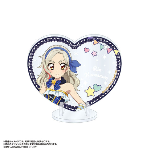 『アイカツ!』あかりGeneration×マリオンクレープ ぴくりあアクキー&スタンド 黒沢凛