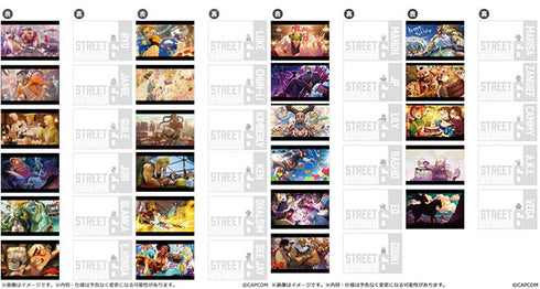 『ストリートファイター6』スタンド付きイラストカードセット