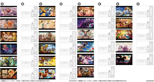『ストリートファイター6』スタンド付きイラストカードセット