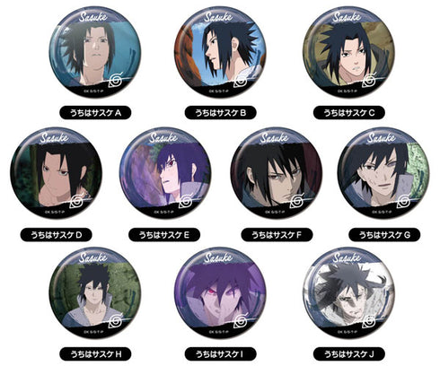 『NARUTO-ナルト- 疾風伝』メモリーCANバッジ うちはサスケBOX 10個入りBOX