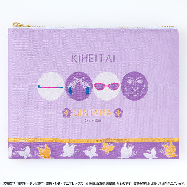 『銀魂』桐生織御朱印帳フラットポーチ 鬼兵隊