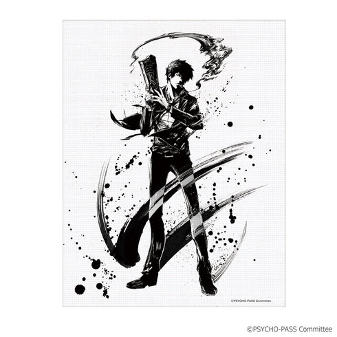 『PSYCHO-PASS サイコパス』墨絵ミニキャンバス 狡噛慎也