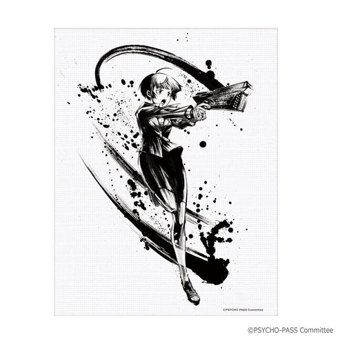 『PSYCHO-PASS サイコパス』墨絵ミニキャンバス 常守朱