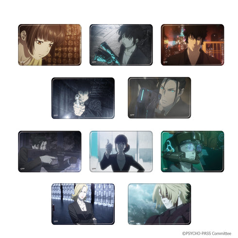『PSYCHO-PASS サイコパス』トレーディング長方形缶バッジ 全10種 コンプリートセット
