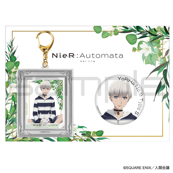 『NieR:Automata Ver1.1a』缶バッジ&アクリルキーホルダーSET 9S