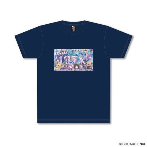 『ファイナルファンタジー』#SQkawaii Sounds -FINAL FANTASY- Tシャツ ネイビー