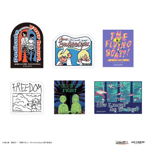 『進撃の巨人』The Final Season 完結編 (前編) イラストステッカーセット