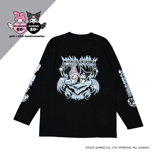 『サンリオキャラクターズ』QOOZA × マイメロディ&クロミ / コラボ L/S TEE