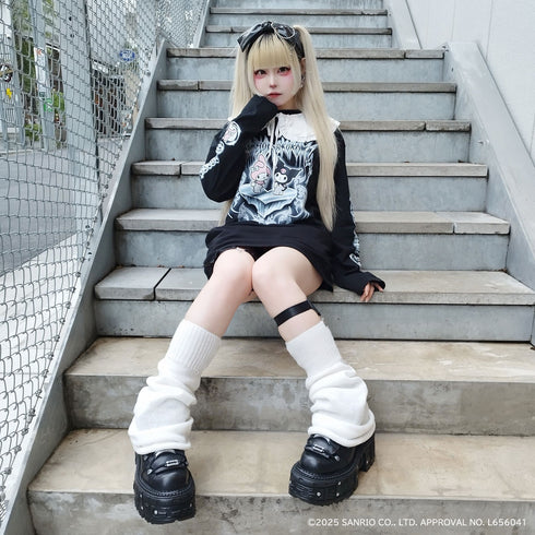 『サンリオキャラクターズ』QOOZA × マイメロディ&クロミ / コラボ L/S TEE