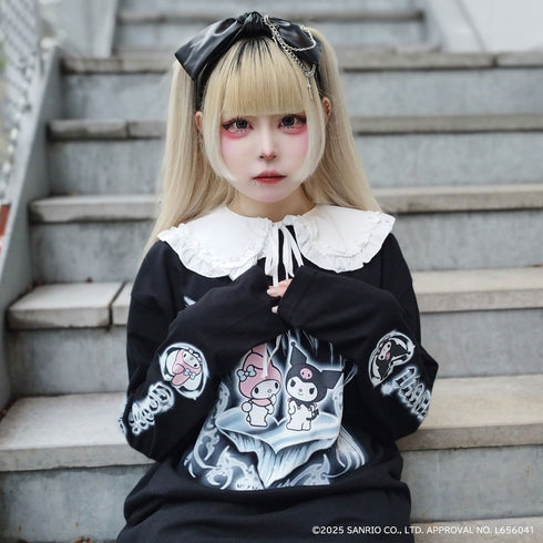 『サンリオキャラクターズ』QOOZA × マイメロディ&クロミ / コラボ L/S TEE