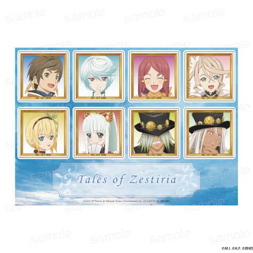 『テイルズ オブシリーズ』ガラスステッカー【ゼスティリア】