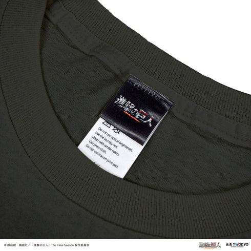 『進撃の巨人』The Final Season 完結編 (後編)イラストTシャツ 1(来い‼私は強い‼)