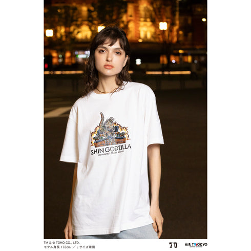 『ゴジラ70周年記念』『シン・ゴジラ』シーンイラストTシャツ