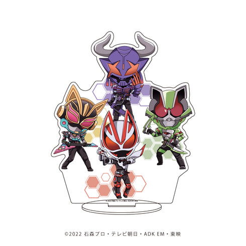 Kamen Rider Gits Character Acrylic Figure 01/Group Design (Mini Character Illustration)