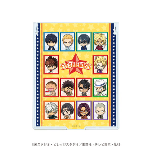 『アイシールド21』デカキャラミラー 04/スーツver. 集合デザイン(ミニキャライラスト)