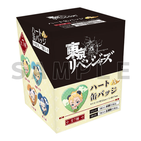 『東京リベンジャーズ』ハート缶バッジ(パンダ耳チャイナ/A)BOX