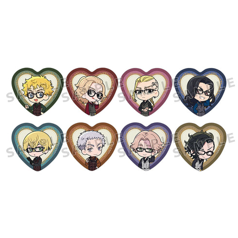 『東京リベンジャーズ』ハート缶バッジBOX(スーツベスト/ミニキャラ)