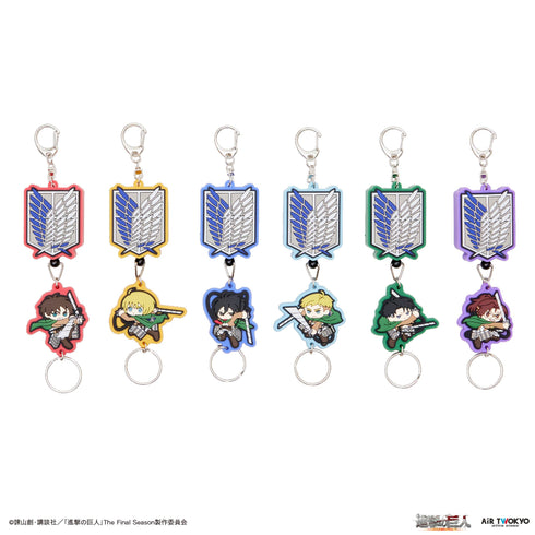 『進撃の巨人』TVアニメ 第11弾 リールキーホルダー(ハンジ)