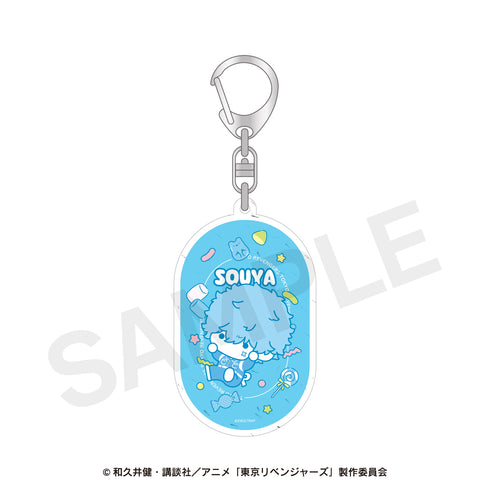 『東京リベンジャーズ』ラメアクリルキーホルダー(ぷにきゅ~と) 03.河田ソウヤ