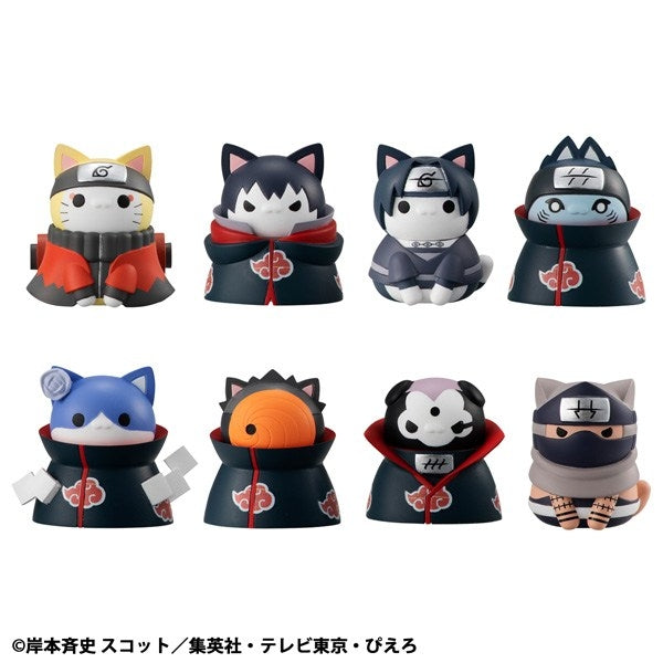 NARUTO SHIPPOUD MEGA CAT PROJECT NYARUTO! All-Out Showdown with Akatsuki! The Battle for Konohagakure! 8-Piece Box Set
