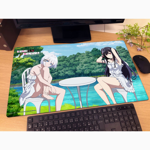 『探偵はもう、死んでいる。』描き下ろしラバーマット (シエスタ&夏凪渚/湖畔)