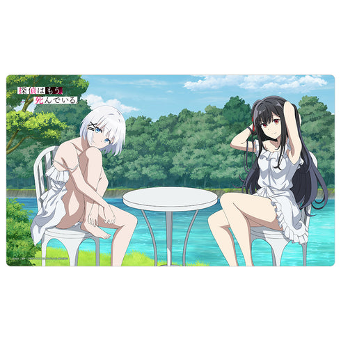 『探偵はもう、死んでいる。』描き下ろしラバーマット (シエスタ&夏凪渚/湖畔)