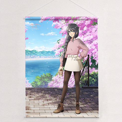 『青春ブタ野郎はランドセルガールの夢を見ない』描き下ろしB1タペストリー(桜島麻衣/桜)